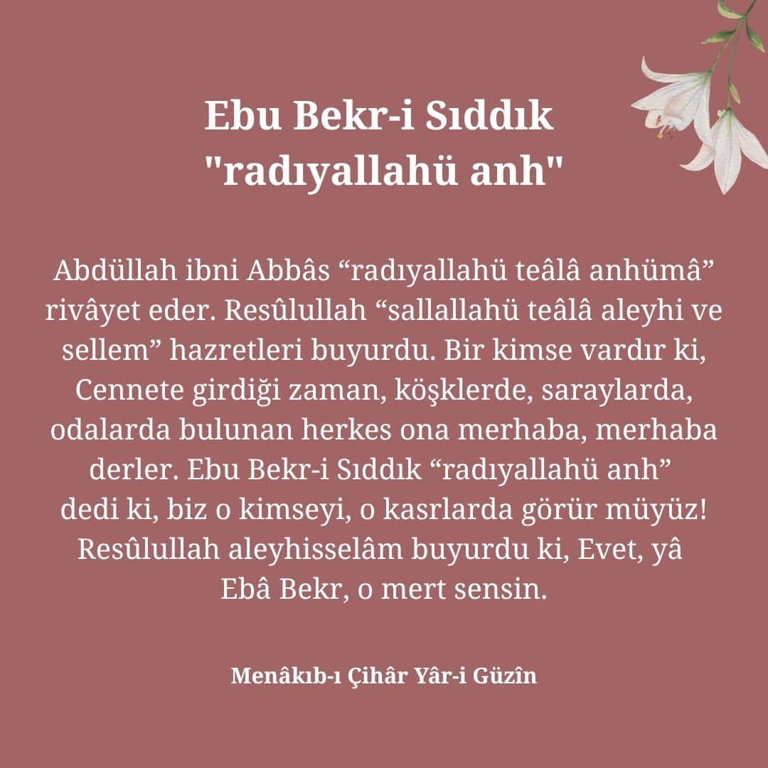 Ebu Bekr-i Sıddık (37)